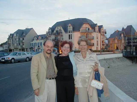 In La Baule with Pietro and Miriam